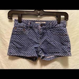 Forever 21 girls heart shorts. Size 7